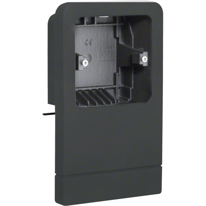 Держатель устройств HAGER SL new, 60х60, скрытой установки, графитово-чёрный SL200809119011